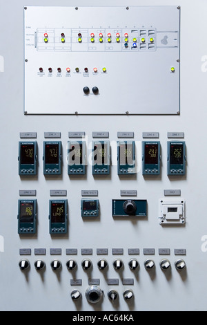 Industrial console Stock Photo