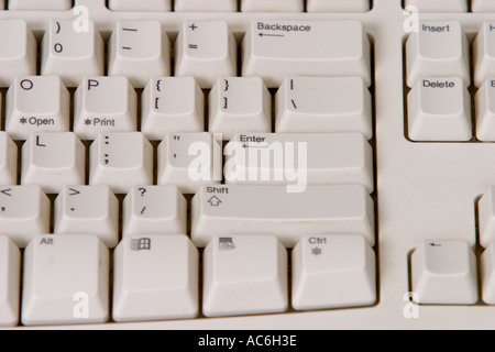 Close up of a keyboard Stock Photo
