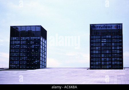 Office blocks in the northern French city of Lille Stock Photo