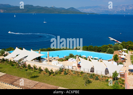 IONIAN BLUE HOTEL NIKIANA LEFKADA GREECE Stock Photo