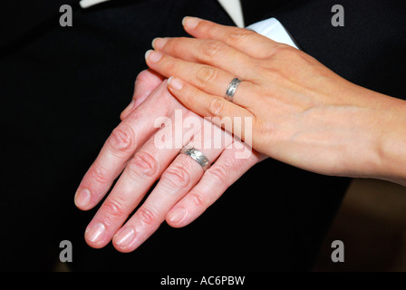 Holding hands Picture by Patrick Steel www patricksteel co uk Stock Photo