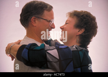 Happy middle aged couple. St. Paul, Minnesota Stock Photo