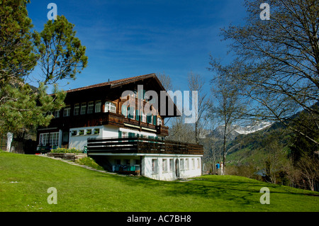 Alpine chalet Stock Photo
