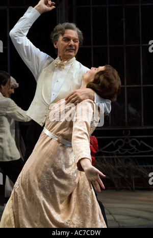 Suzanne Burden playing Maria and Paul Shelley playing Sir Toby Belch in Twelfth Night at Chichester Festival Theatre Stock Photo