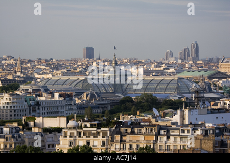 Pavillon des Arts in Les Halles quarter view from the first level deck of the Eiffel Tower Paris France