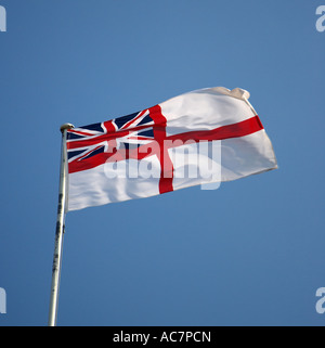 White Ensign Flag, Fleet Air Arm Museum,Yeovilton, Somerset, England, UK Stock Photo