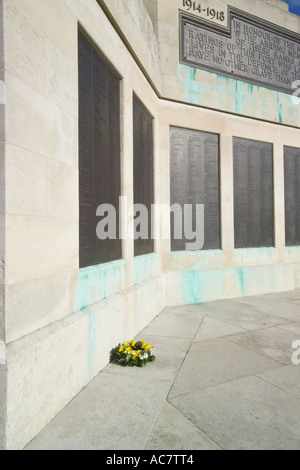 The Chatham Naval Memorial, Great Lines Chatham, Kent Stock Photo