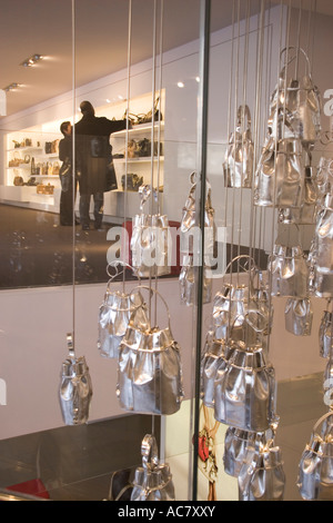 Lancel concept store, 127 avenue Champes-Elysees, Paris France selling luxury bags Stock Photo