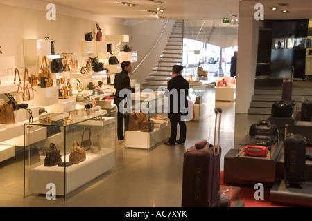 Lancel concept store, 127 avenue Champes-Elysees, Paris France selling luxury bags Stock Photo