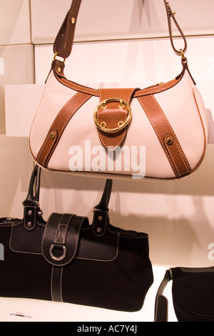 Lancel concept store, 127 avenue Champes-Elysees, Paris France selling luxury bags Stock Photo