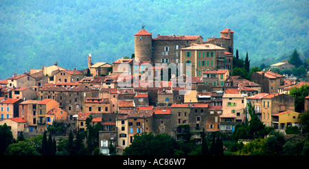 CALLIAN VILLAGE PERCHE PROVENCE FRANCE EDITORIAL USE ONLY Stock Photo