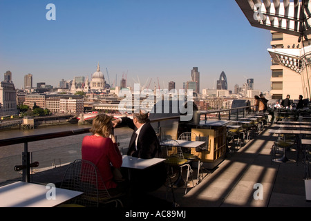 OXO Tower Restaurant, Bar & Brasserie - London Stock Photo