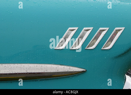 Chrome trim, 1958 Chevrolet Impala Stock Photo