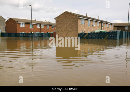 The floods in Toll Bar near Doncaster, South Yorkshire, UK Stock Photo ...