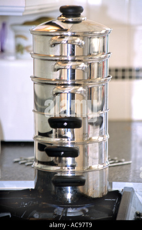 Cooking Steamer Stock Photo