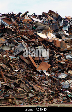 Scrap metal processing plant Manchester Lancashire North west Ship canal UK GB Europe Stock Photo