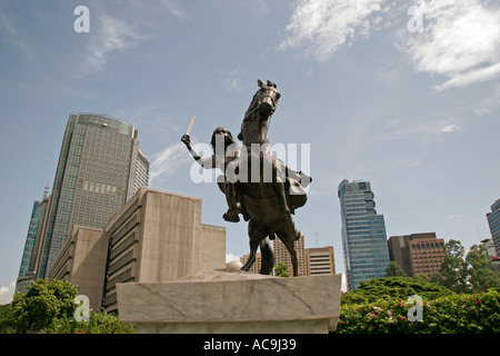 GABRIELA SILANG MONUMENT, MAKATI AVE, Manila, Philippines Stock Photo