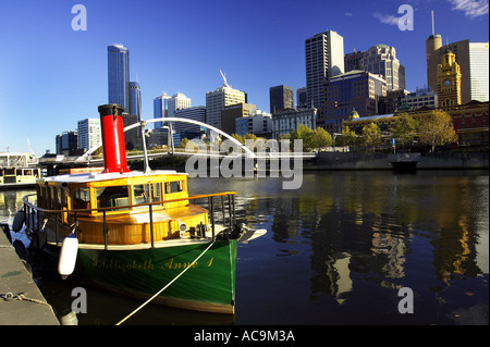 Steamboat Yarra River Melbourne Victoria Australia Stock Photo