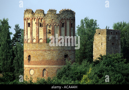 Ruin of the Bishop's castle, Vastseliina, Estonia Stock Photo