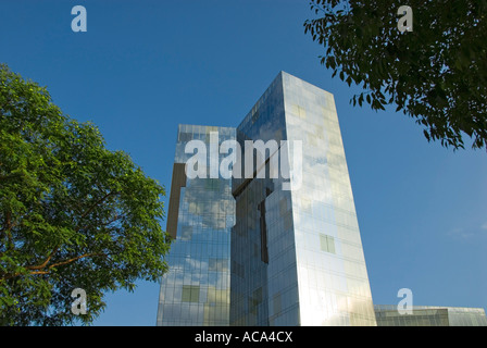 Torre Mare Nostrum, head office of Gas Natural, Barcelona, Catalonia, Spain Stock Photo