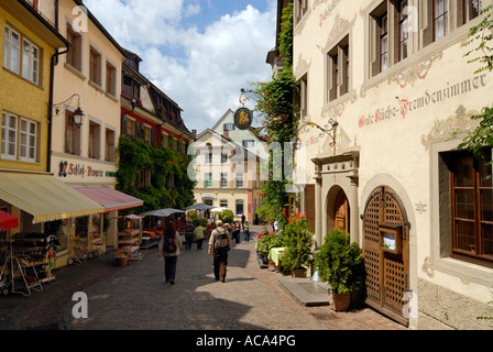 Old part of town, Meersburg, Baden Wuerttemberg, Germany, Europe. Stock Photo