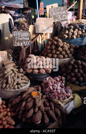 Andean potatoes - Arequipa, PERU Stock Photo