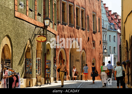 Regensburg, Upper Palatinate, Bavaria, Germany Stock Photo