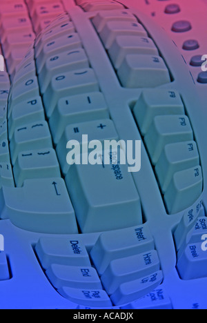 Keyboard close up - manipulated Stock Photo