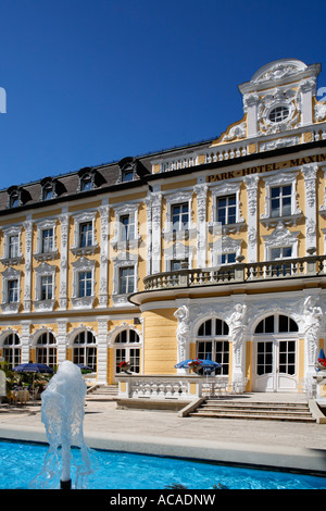 Hotel Maximilian, Regensburg, Upper Palatinate, Bavaria, Germany Stock Photo
