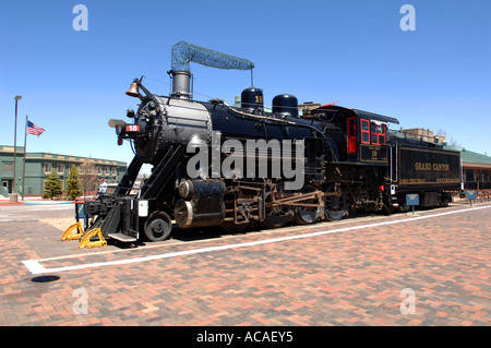 Steam Engine Railway stock at Williams serving the Grand Canyon Arizona USA Stock Photo