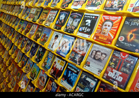 DVD rental store Stock Photo