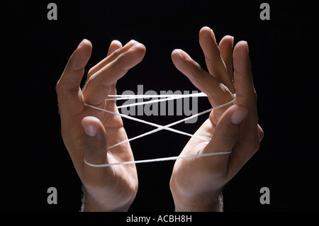 Rubber band and hands hi-res stock photography and images - Alamy