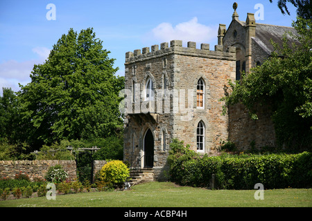 Co Durham - Stanhope, Durham Dales Centre A view of the Castle Gardens at the excellent information centre for the area Stock Photo