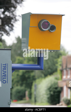 A truvelo speed camera which takes images of cars from the front thus also picturing the drivers face Stock Photo