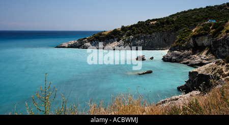 Greece Zakynthos Island Xigia beach Stock Photo