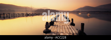 Derwent Water in the Lake District UK Stock Photo