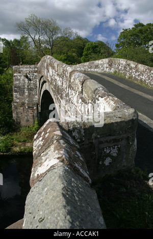 Abbey Bridge at Lanercost Priory near Brampton, Cumbria, England Stock Photo