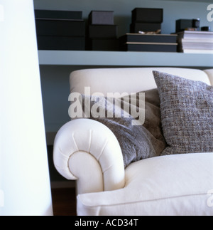 Pillows in a sofa. Stock Photo