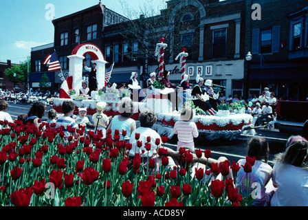 Tulip Time Festival, parade float, Holland, Michigan Stock Photo
