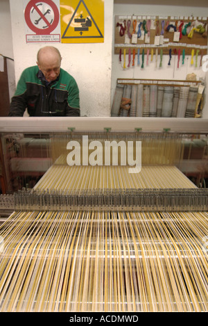 Busatti Linen Factory Anghiari Tuscany Italy vertical portrait upright Stock Photo