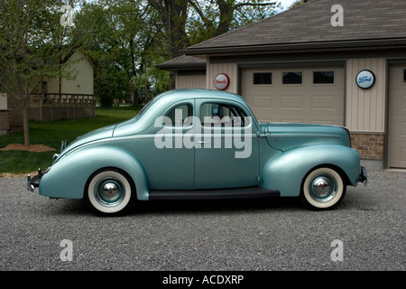 1940 Ford Coupe Street Rod Stock Photo