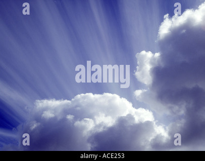 dh Cloud SKY WEATHER White fluffy cloud and streaky cloud blue sky atmospheric clouds