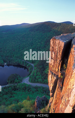Table Rock, Dixville Notch, northern New Hampshire Stock Photo