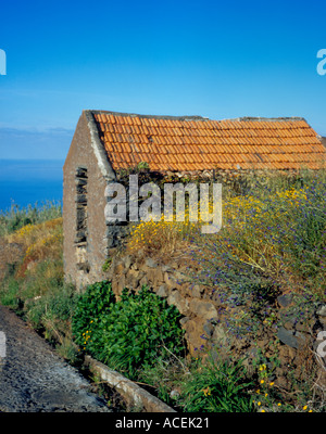 old abandoned house Madeira Portugal Europe. Photo by Willy Matheisl Stock Photo