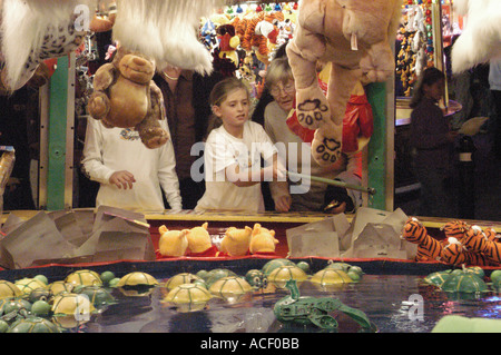 Chipping Norton mop fair September 2003 Stock Photo