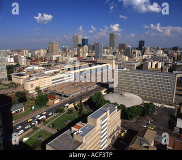 Aerial view of Johannesburg city centre Stock Photo - Alamy