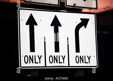 ARROWS, SIGN, INFORMATION, DECISION Stock Photo