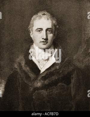 Robert Stewart, 2nd Marquess of Londonderry, Viscount Castlereagh, 1769 - 1822. Irish/British statesman and Secretary of State for Foreign Affairs. Stock Photo