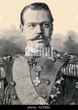 Alexander III, 1845 - 1894.  Emperor of Russia, King of Poland, and Grand Duke of Finland. Stock Photo
