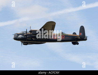 Preserved Royal Air Force Avro Lancaster B1 World War Two heavy bomber aircraft at RAF Fairford Stock Photo